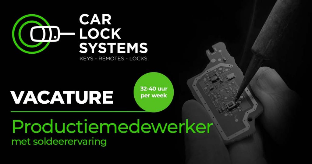 Productiemedewerker met soldeerervaring
